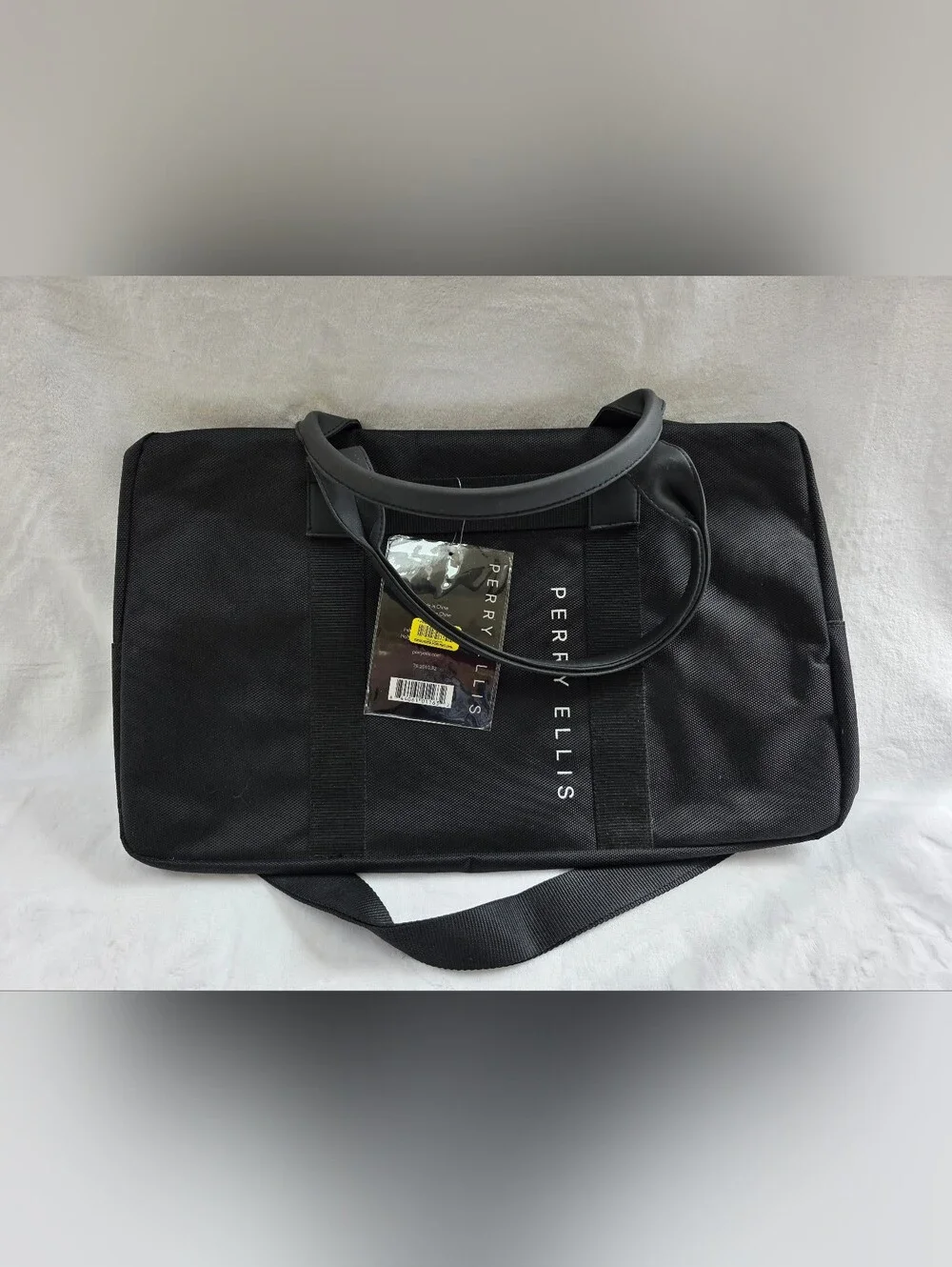 Perry Ellis Black Duffel Bag